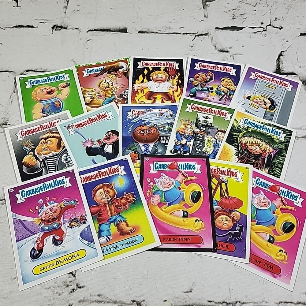 2016 Garbage Pail Kids Topps Lot Of 9 Cards 6 Stickers 15 Total Lot